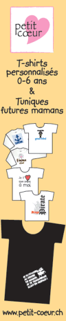 petit-coeur.ch - t-shirts personnalisés pour les tout-petits